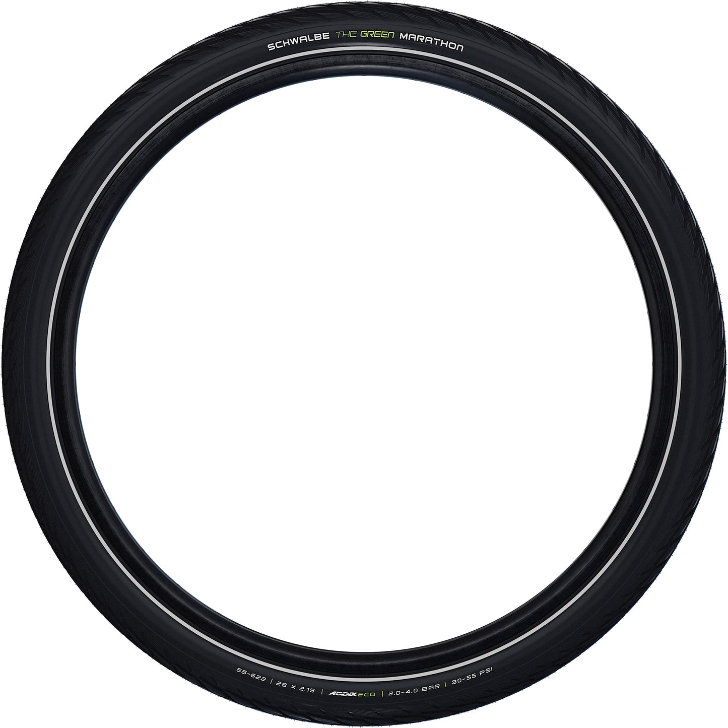 Schwalbe Marathon green guard 55-622(28x2.15) zwart reflex