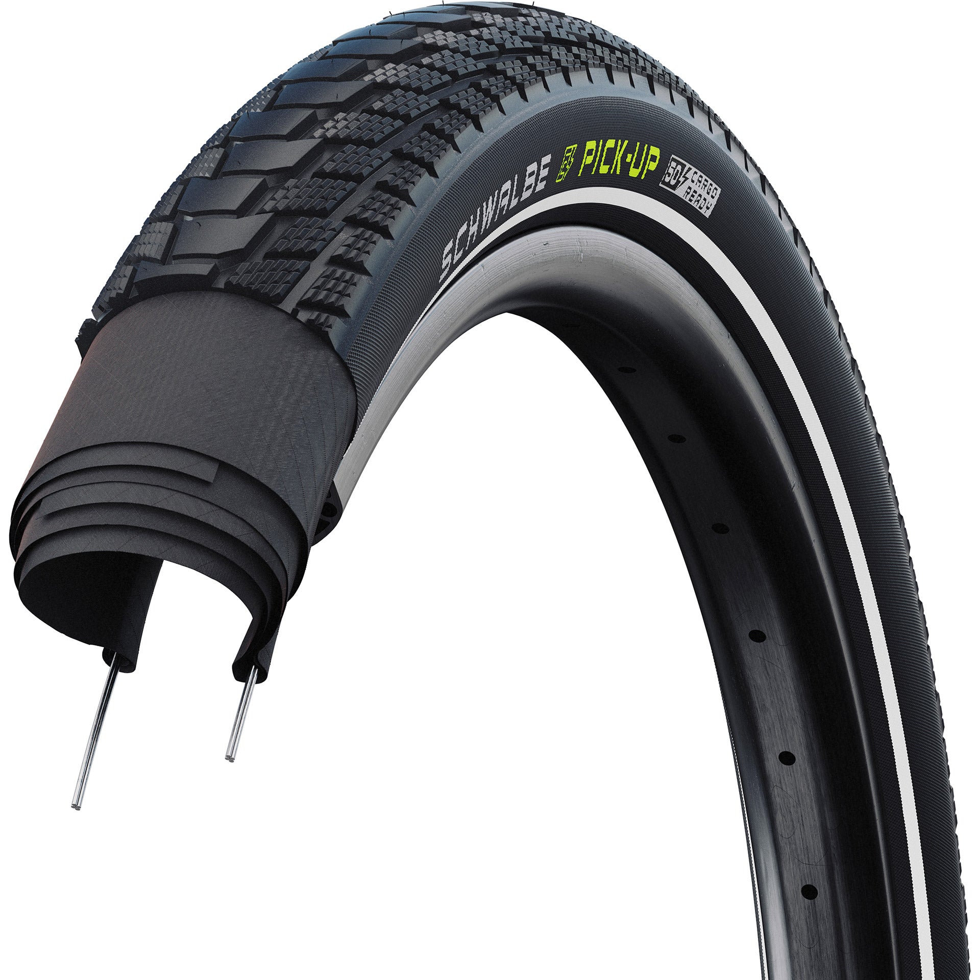 Schwalbe draadband motion pick-up 60-406 +r zwart