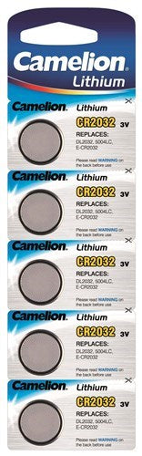 Camelion Knoopcel batterij 3v cr2032 kaart a 5 stuks