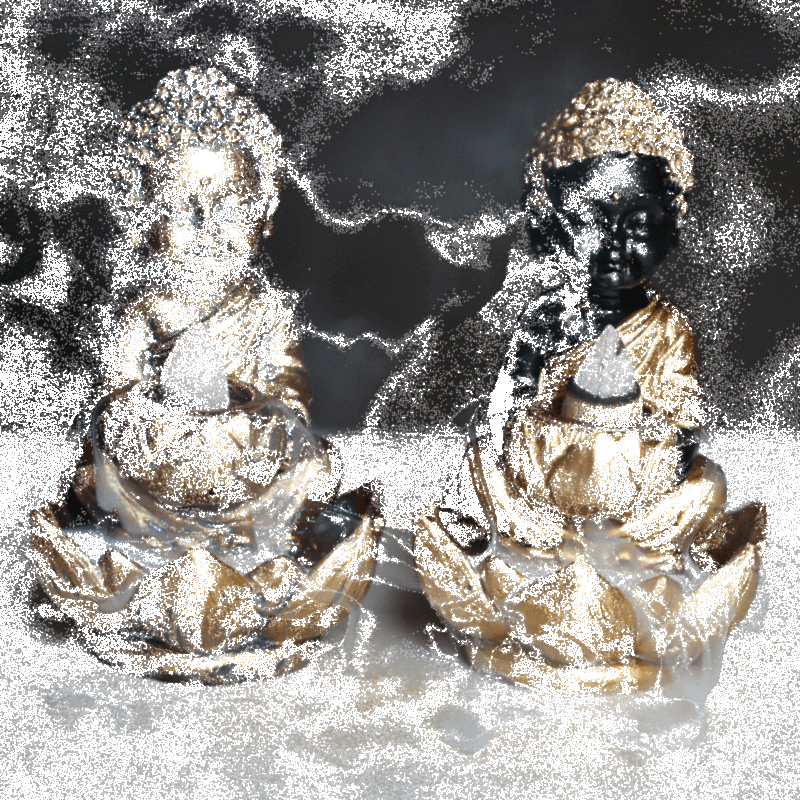Boeddha en lotusl backflow wierookhouder