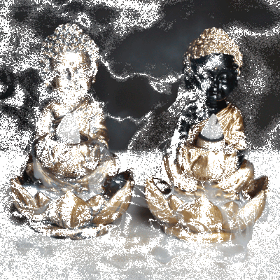 Boeddha en lotusl backflow wierookhouder