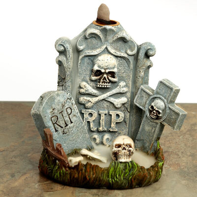 Rip grafsteen backflow wierookhouder