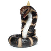 Opgerolde cobra slang backflow wierookhouder