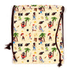 Jolly rogers piraat canvas trekkoord rugtas