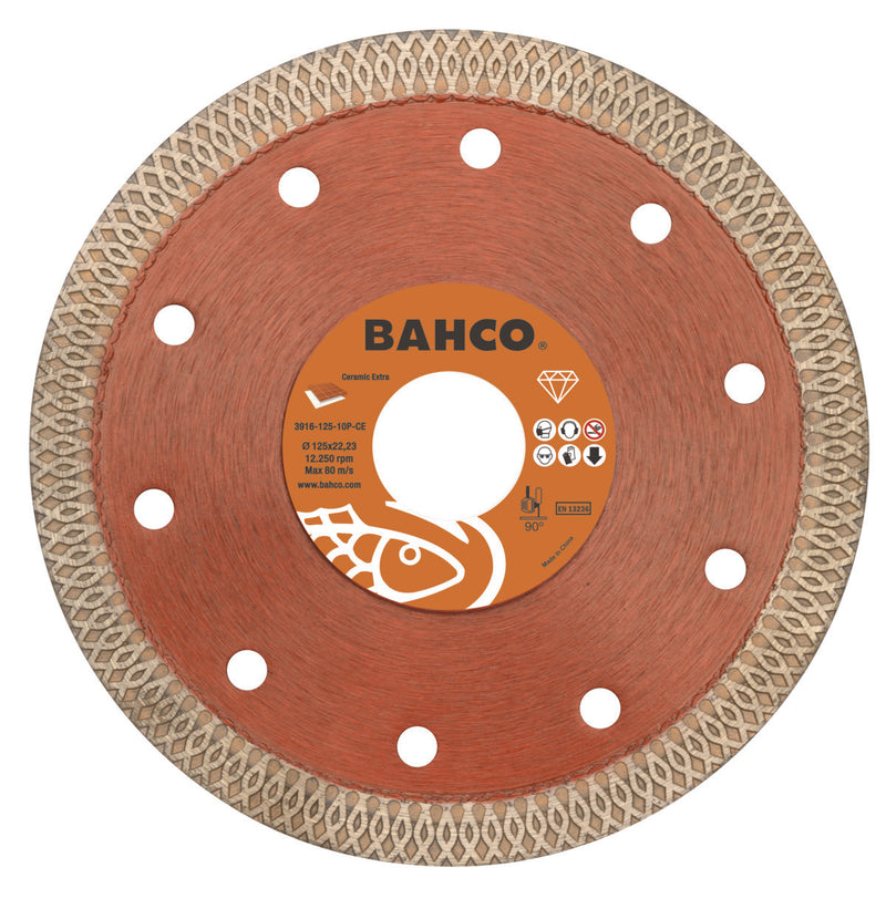 Bahco slijpschijf | diamant | voor keramiek en tegels | 115 x 2.0 x 22.23 mm - 3917-115-7s-c