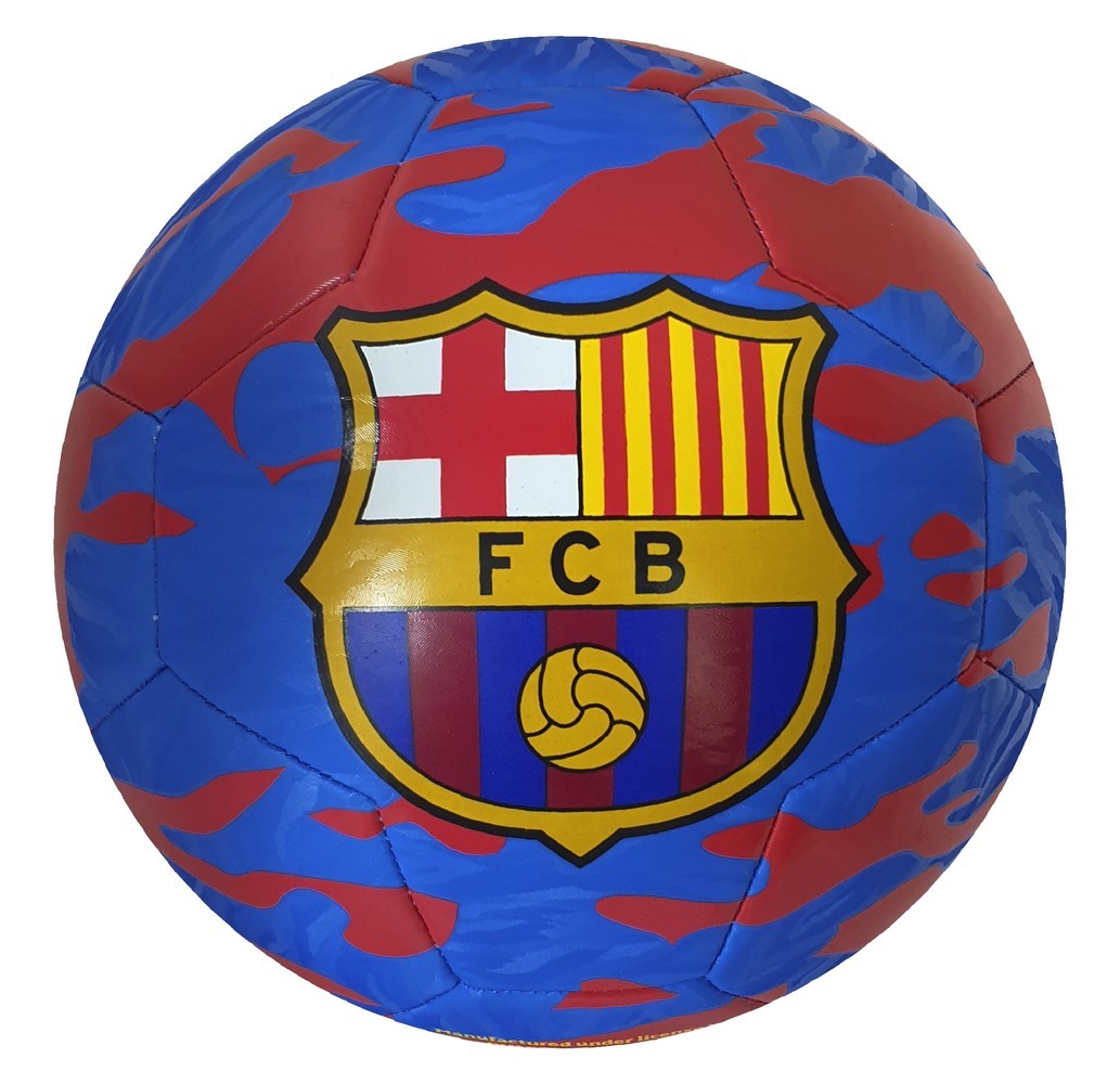 Voetbal fc barcelona groot blauw rood camo (112847)