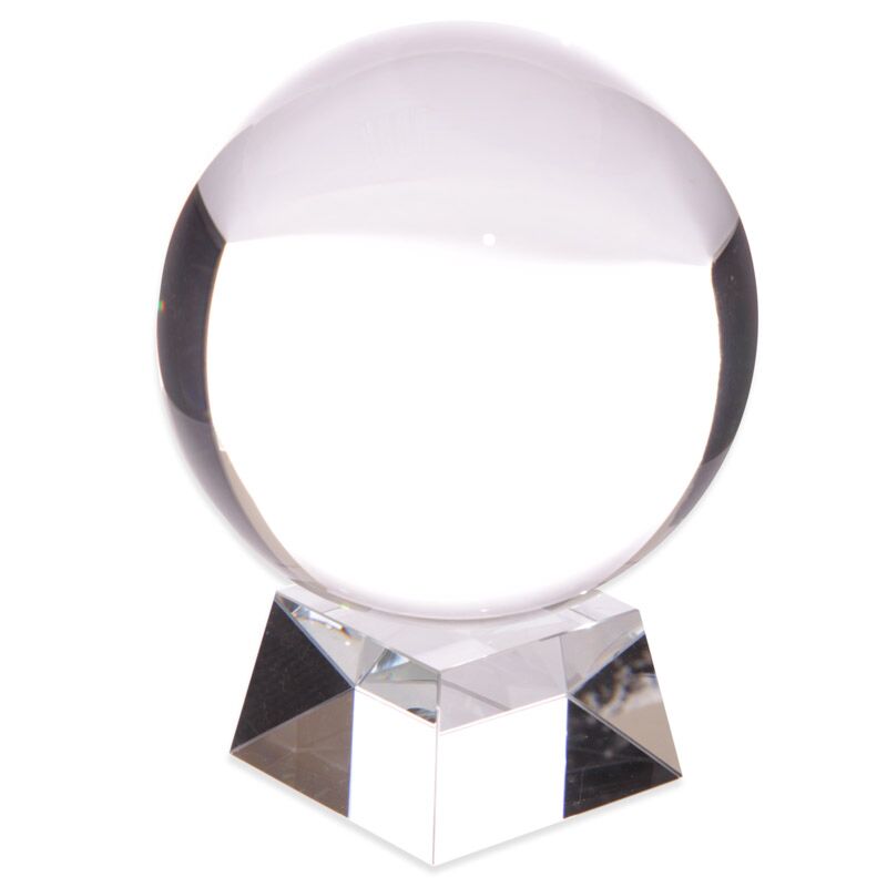 Kristallen bol in geschenkdoos - 14 cm
