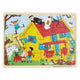 Barbo toys pippi houten ingelijste puzzel - fsc (8602)