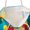 Vakantie vibes eenhoorn canvas strandtas
