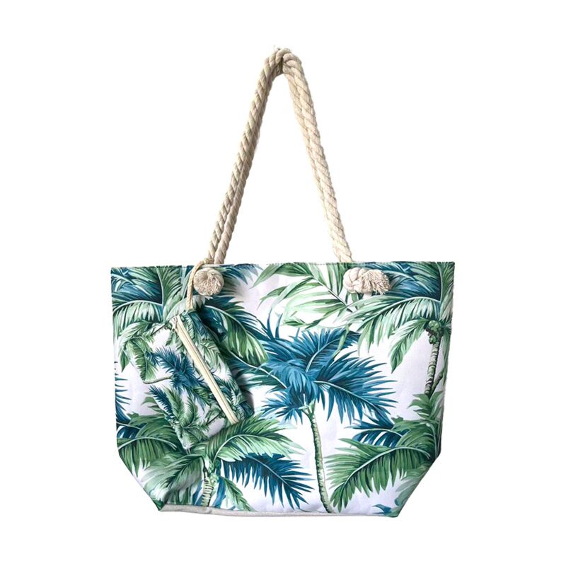 Palmbomen strandtas etui set