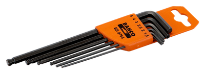 Bahco inbussleutelset lang+kogelkop