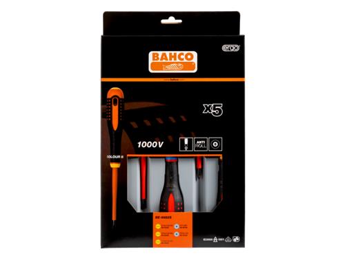Bahco schroevendraaierset ergo 1000v 5-delig