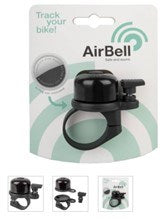 AirBell Fietsbel met Airtag houder ø31.8mm zwart