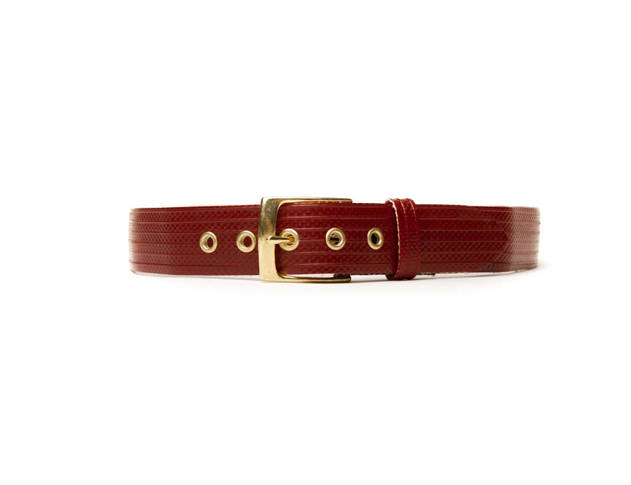 Bendl riem - brandweerslang - rood goud - 4x85 cm