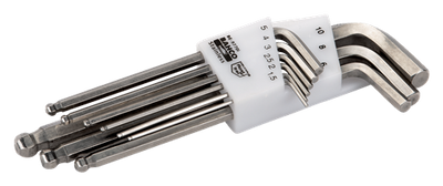 Bahco inbussleutelset metrisch 1.5-10 rvs