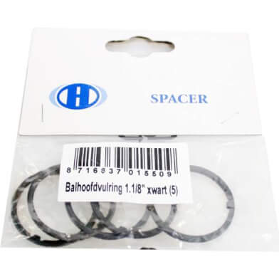 Balhoofd opvulring 1.1 8 inch zwart (5)