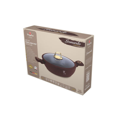 Berlingerhaus berlinger haus leonardo collection braadpan met deksel ø28cm