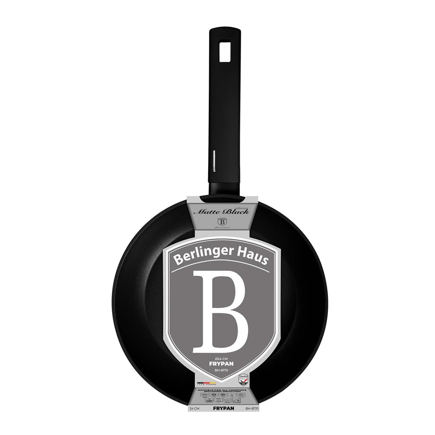 Berlingerhaus koekenpan mat zwart 24cm