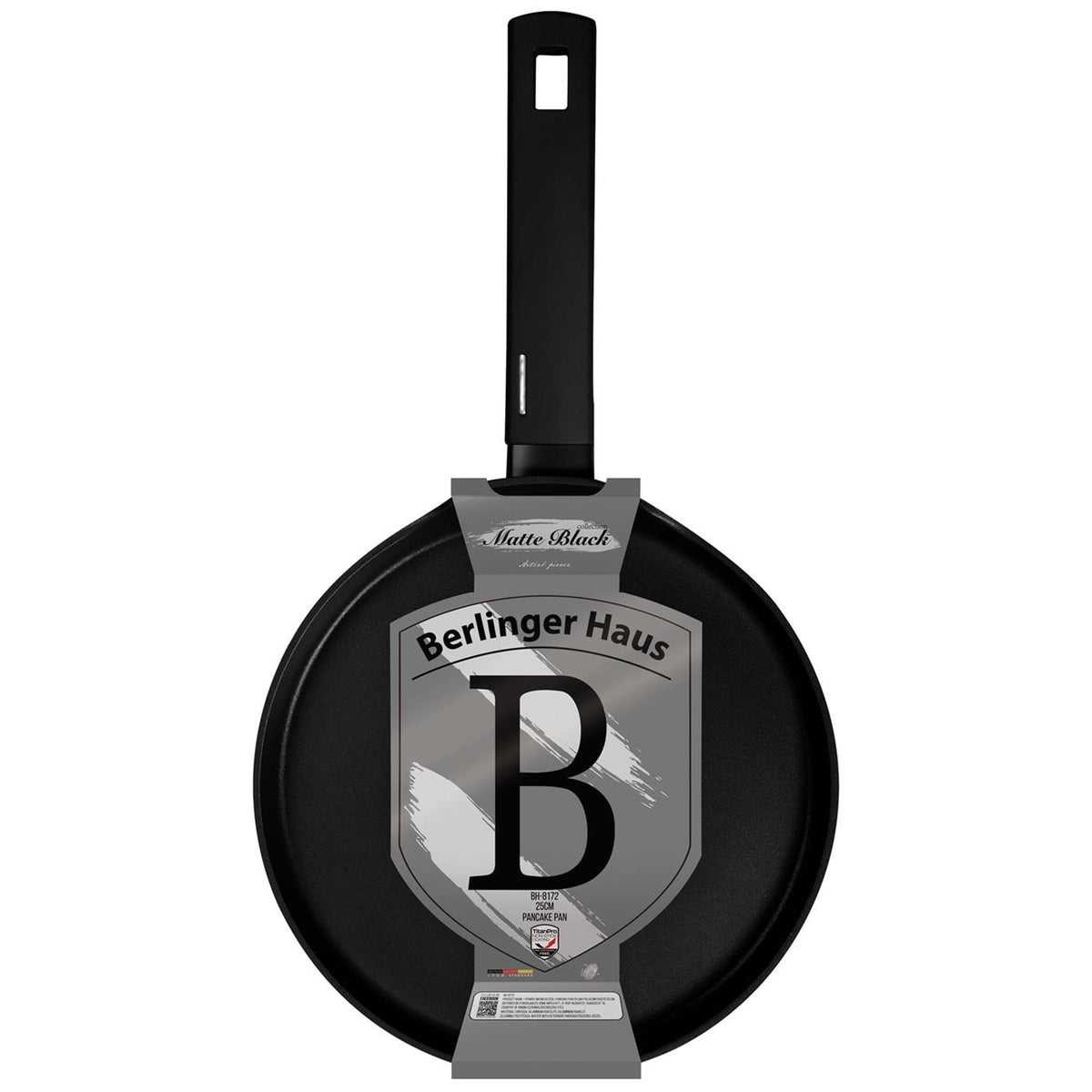 Berlingerhaus pannenkoekenpan mat zwart 25cm