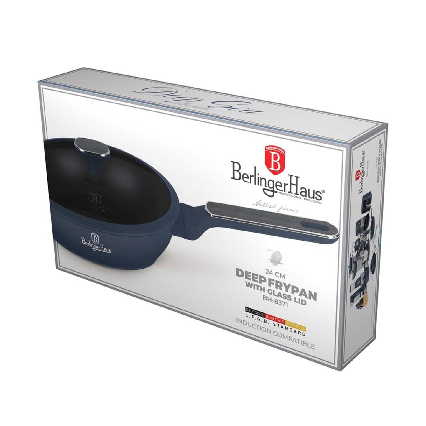 Berlingerhaus berlinger haus deep sea collection hapjespan met deksel ø24cm