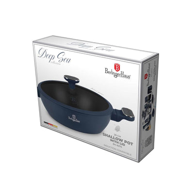 Berlingerhaus berlinger haus deep sea collection braadpan met deksel ø28cm