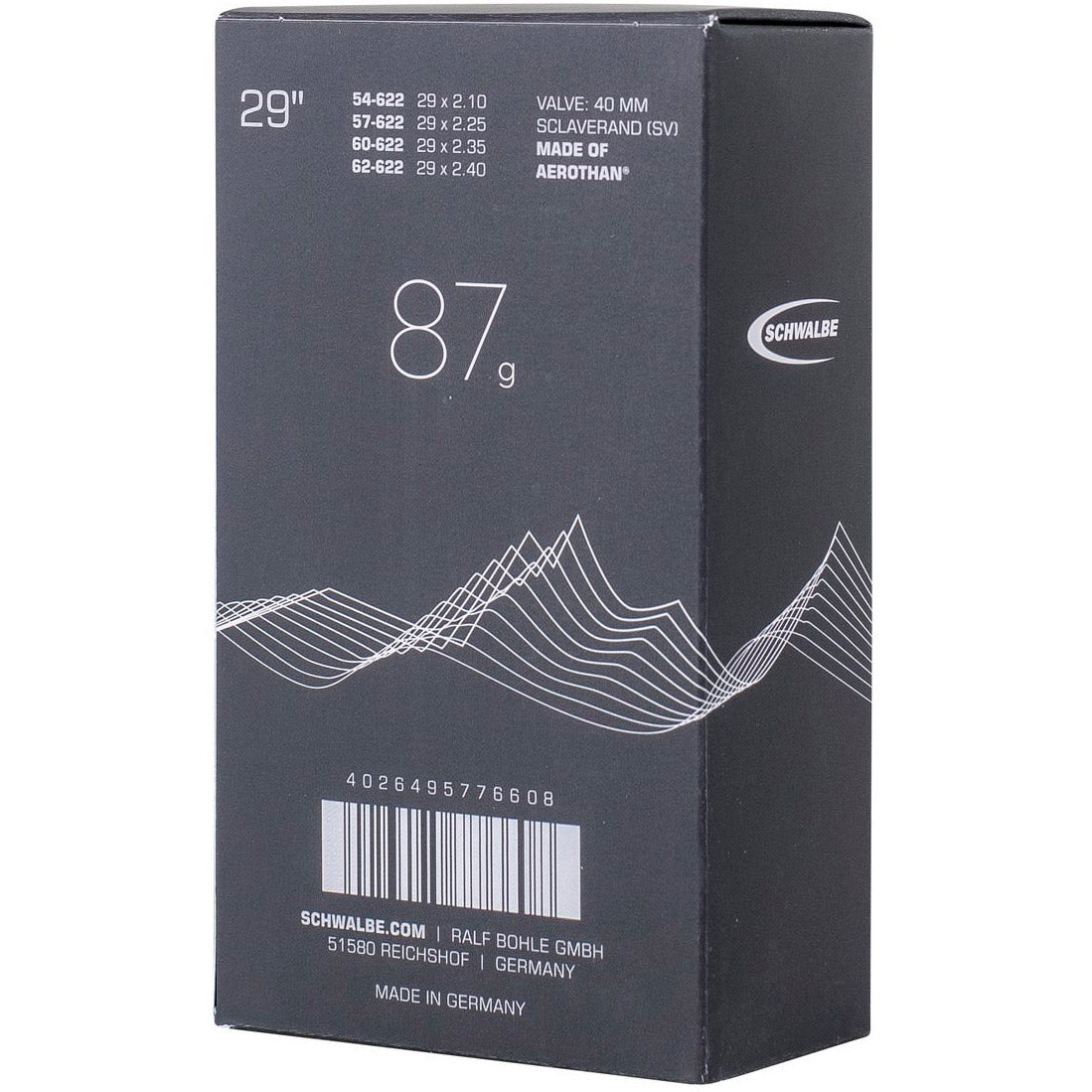 Schwalbe Binnenband SV19E Aerothan 54 62-622 IB 40mm