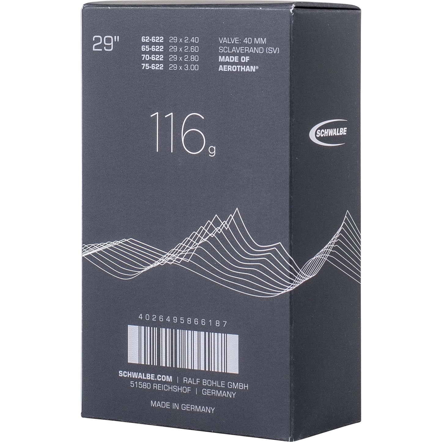 Schwalbe Binnenband AerothanFV SV19FE 62 75-622 IB SV 40mm (1st)