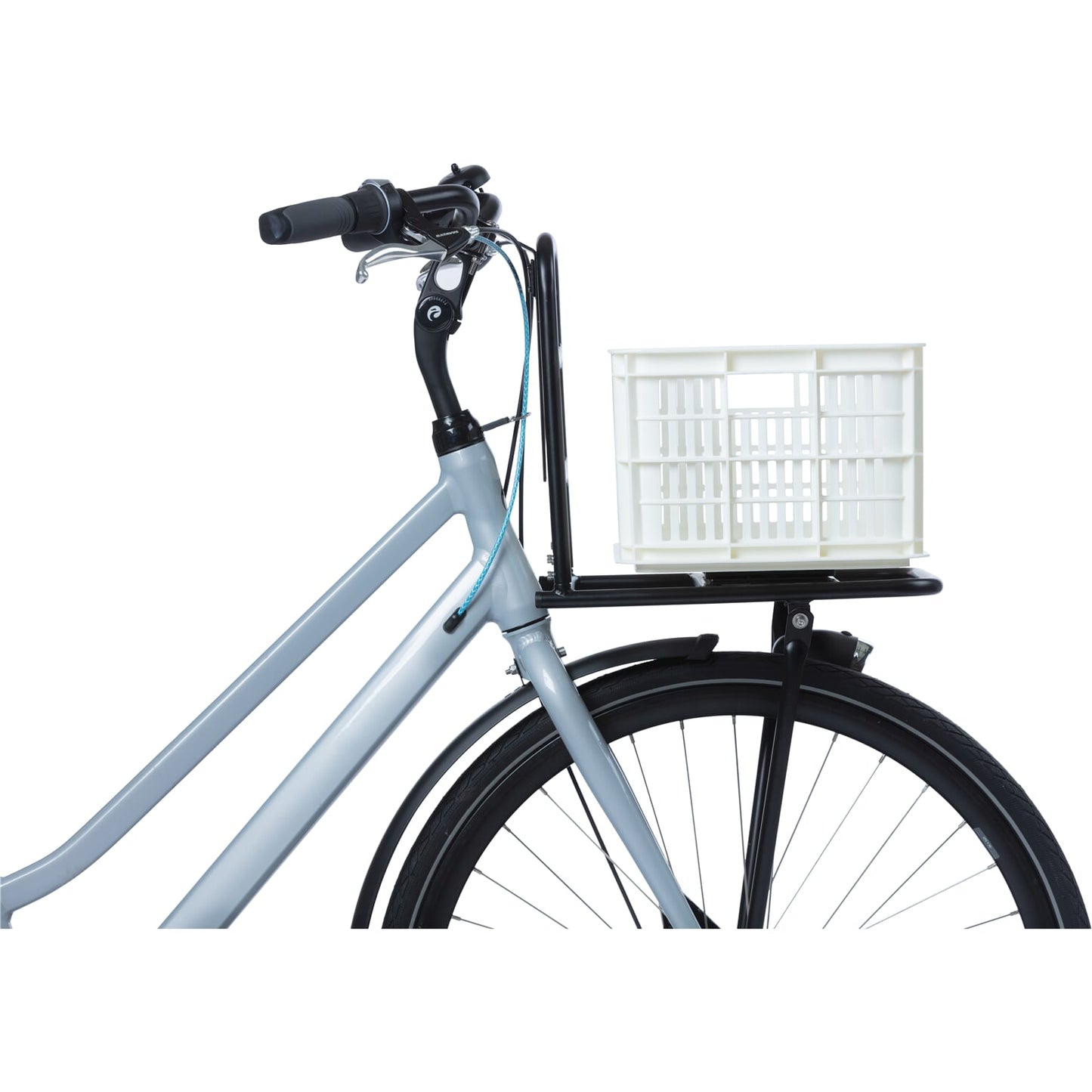 Basil fietskrat S - klein - 17.5 liter - wit