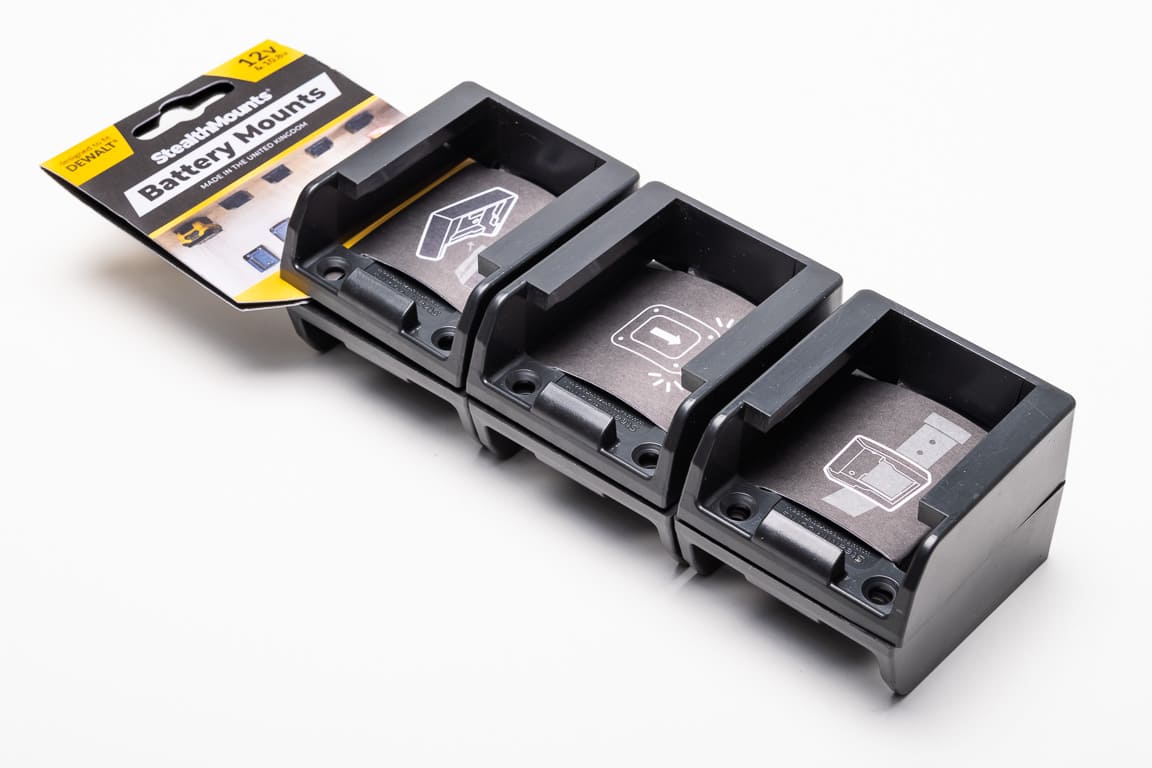 Stealthmounts bm-dw12-blk-6 accuhouders voor dewalt 12v | zwart | 6 stuks - bm-dw12-blk-6