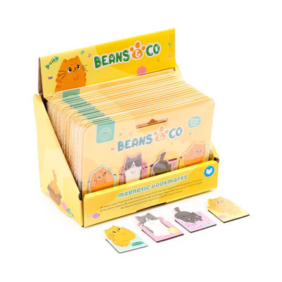 Beans co katten magnetische boekenlegger set