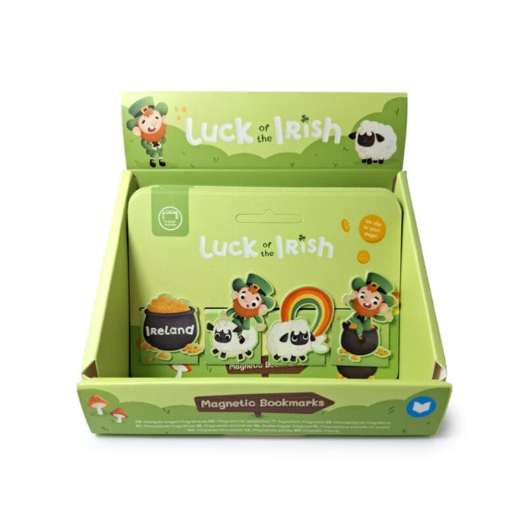 Luck of the irish ierland magnetische boekenlegger set