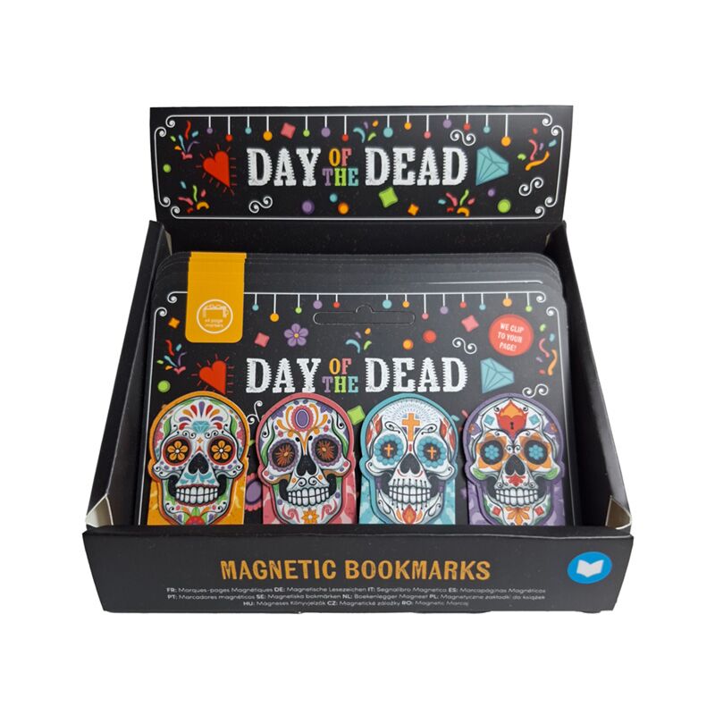 Dia de los muertos magnetische boekenlegger set