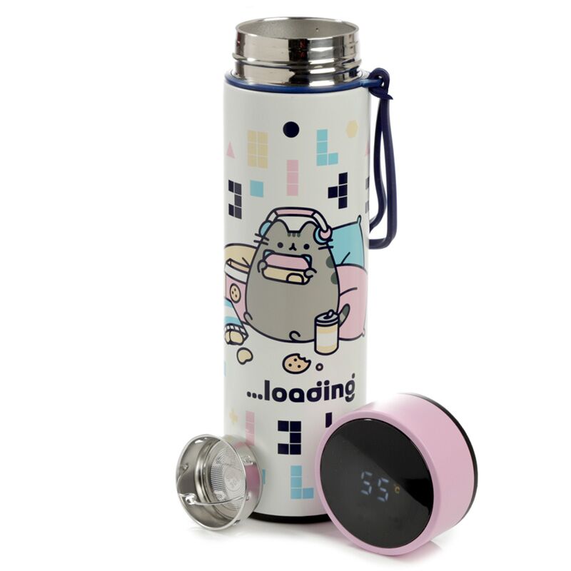 Union pusheen kat gaming thermosfles 450ml thermometer