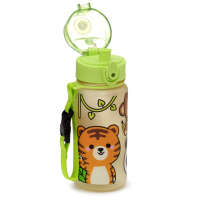 Adoramals wilde dierene dieren pop top 350ml ecozen kinder drinkfles