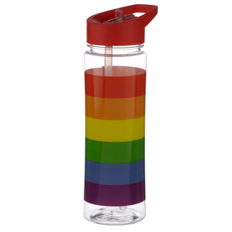 Somewere regenboog duurzame 550ml waterfles flip straw