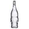 Schedelvormig duurzame glazen waterfles 1000ml koude dranken