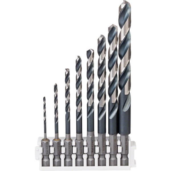 Bosch accessoires impact control hss 8-d set (snap-indexx)