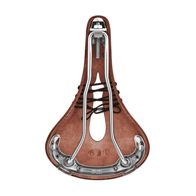 Brooks b17 carved - antic brown