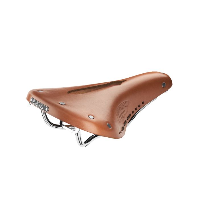Brooks b17 short carved - honey
