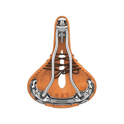 Brooks b17 short carved - honey