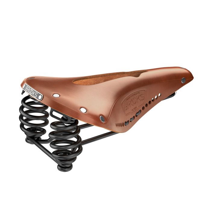 Brooks flyer carved - honey