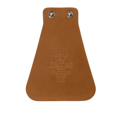 Brooks leather mud flap - honey