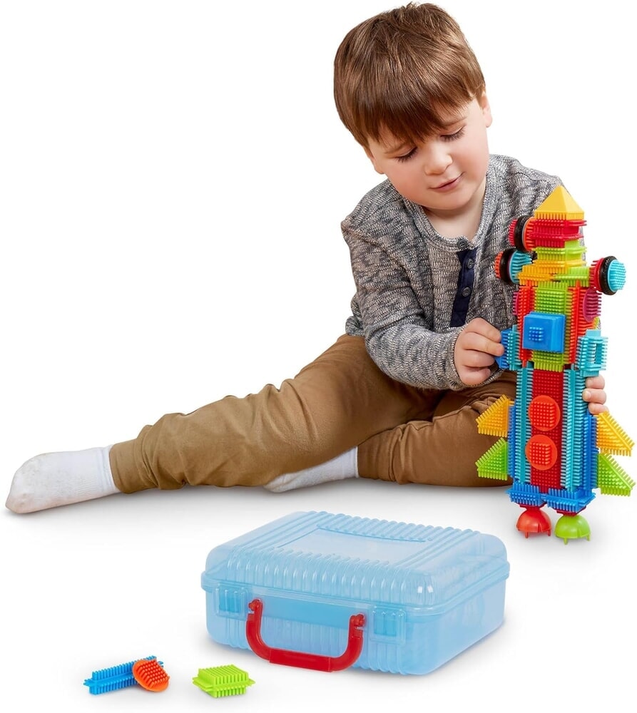 Bristle blocks in koffertje 50 delig