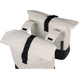 Basil b.v. dubbele fietstas basil cove 28-32l 14 x 29 x 36 cm - wit zwart - afbeelding 4