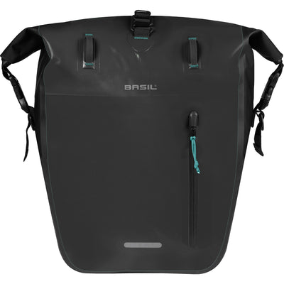 Basil tas rivo l enkel zwart | mik hooks | 15l