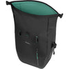 Basil enkele fietstas rivo l tarpaulin mik 25-31l 14 x 28 x 43 cm - zwart