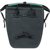 Basil enkele fietstas rivo l tarppaulin mik 25-31l 14 x 28 x 43 cm - groen zwart