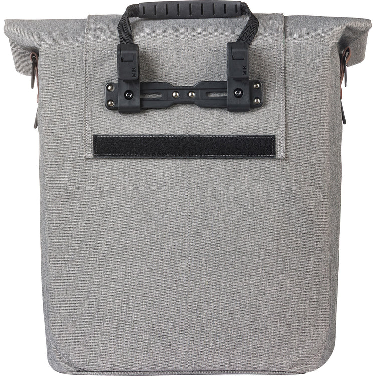 Basil tas city shopper grijs | mik hooks | 16l