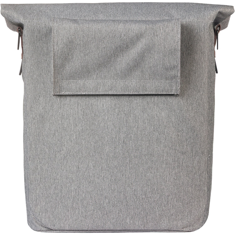 Basil tas city shopper grijs | mik hooks | 16l