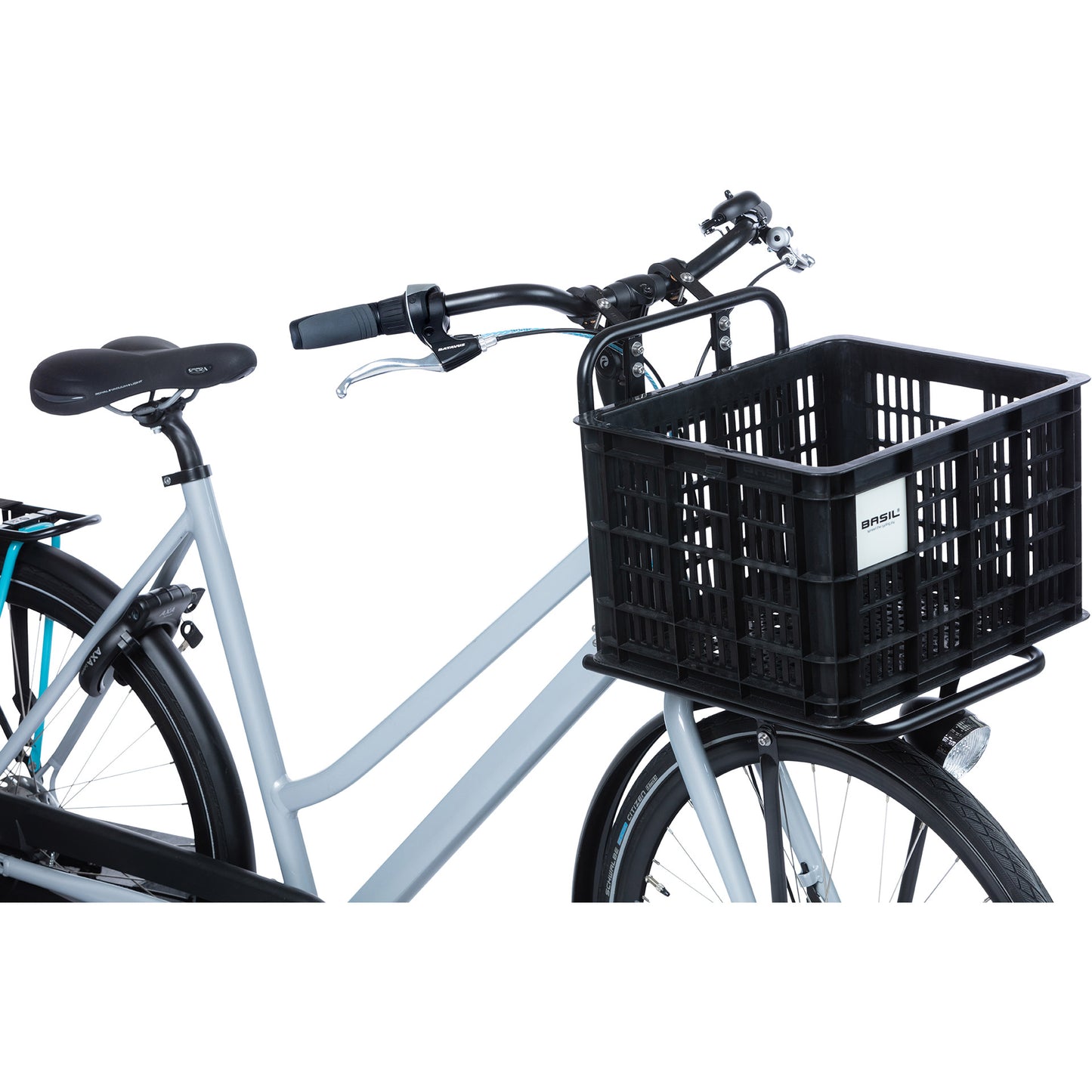 Basil gerecyclede fietskrat m 29.5 liter mik 33 x 44 x 27 cm - zwart